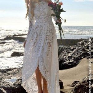 Saldana Vintage lace wedding dress